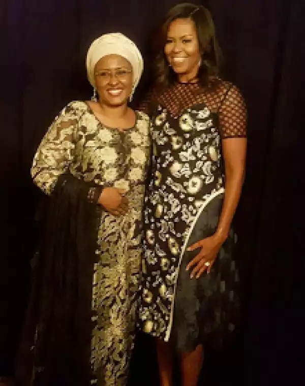 More photos as Aisha Buhari poses with Michelle Obama and other world First Ladies at her Broadway event